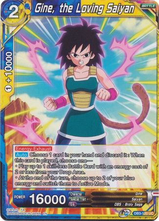 Gine, the Loving Saiyan [DB3-120] | Shuffle n Cut Hobbies & Games