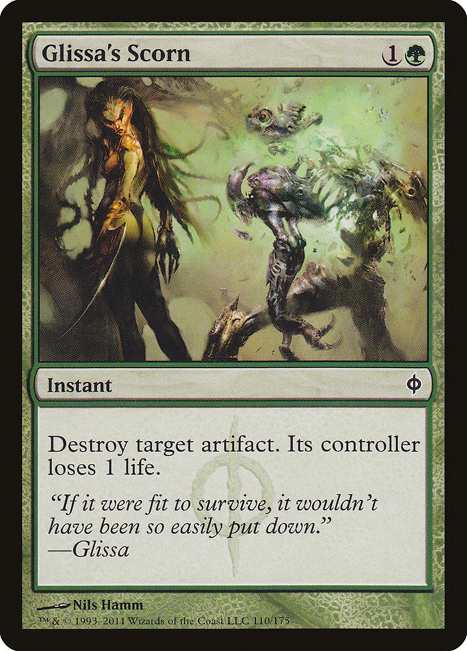 Glissa's Scorn [New Phyrexia] | Shuffle n Cut Hobbies & Games