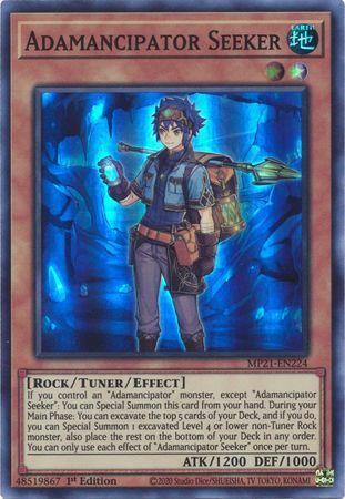 Adamancipator Seeker [MP21-EN224] Super Rare | Shuffle n Cut Hobbies & Games