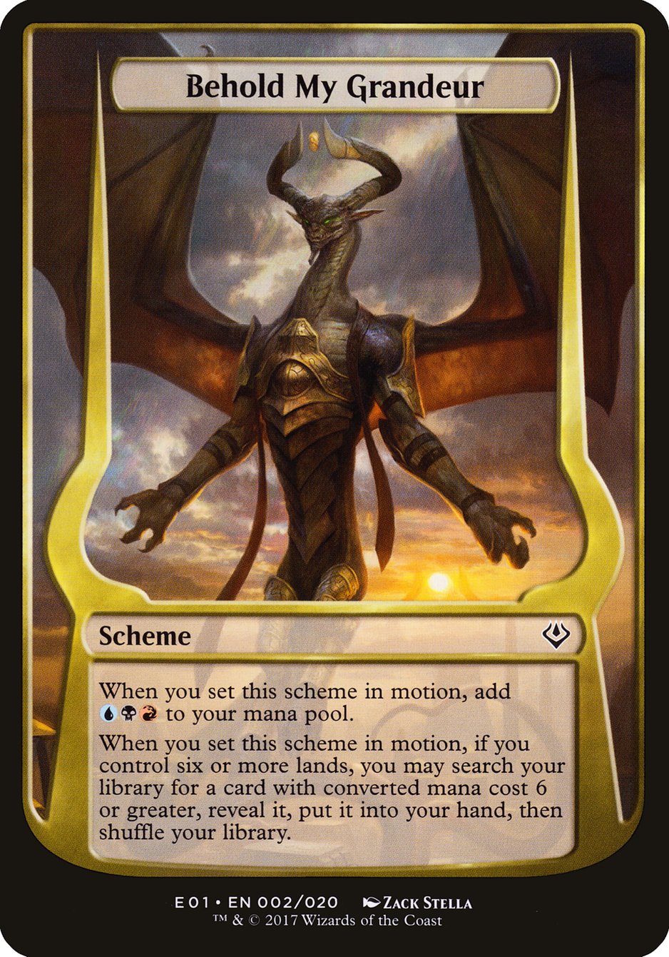 Behold My Grandeur (Schemes) [Archenemy: Nicol Bolas Schemes] | Shuffle n Cut Hobbies & Games