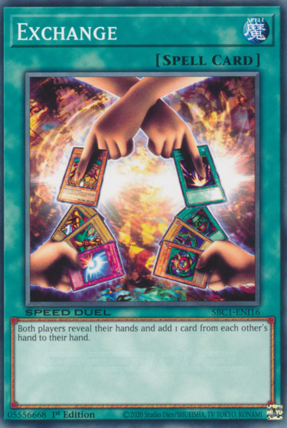 Exchange [SBC1-ENI16] Common | Shuffle n Cut Hobbies & Games