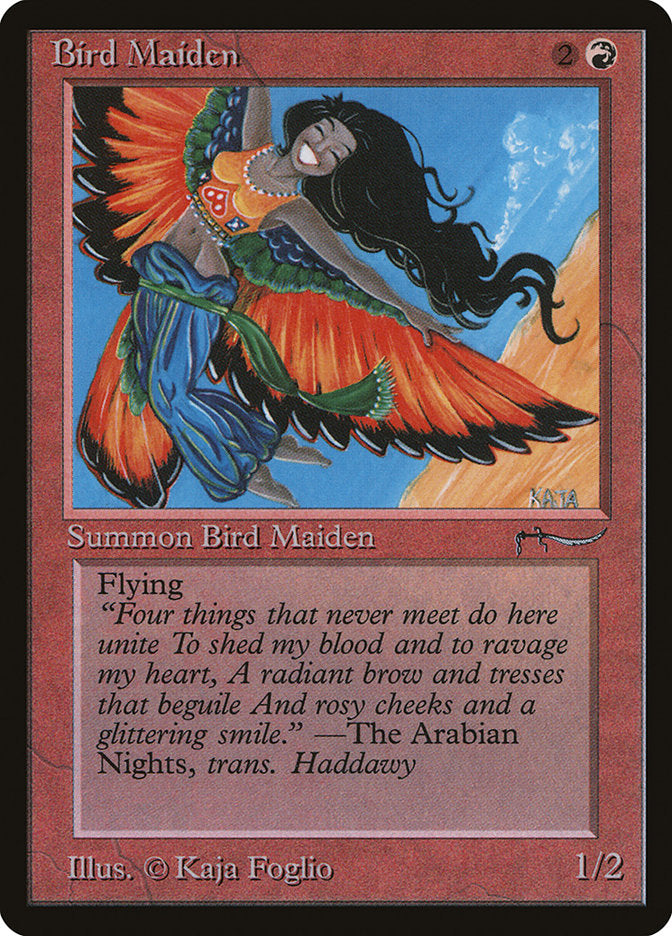 Bird Maiden (Dark Mana Cost) [Arabian Nights] | Shuffle n Cut Hobbies & Games