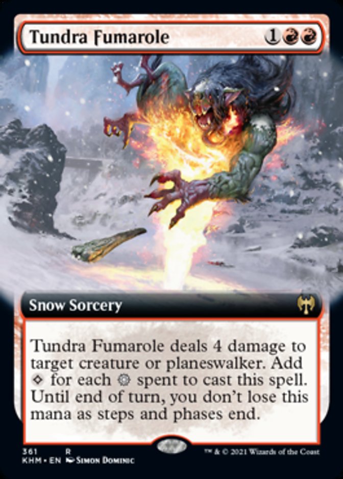 Tundra Fumarole (Extended Art) [Kaldheim] | Shuffle n Cut Hobbies & Games