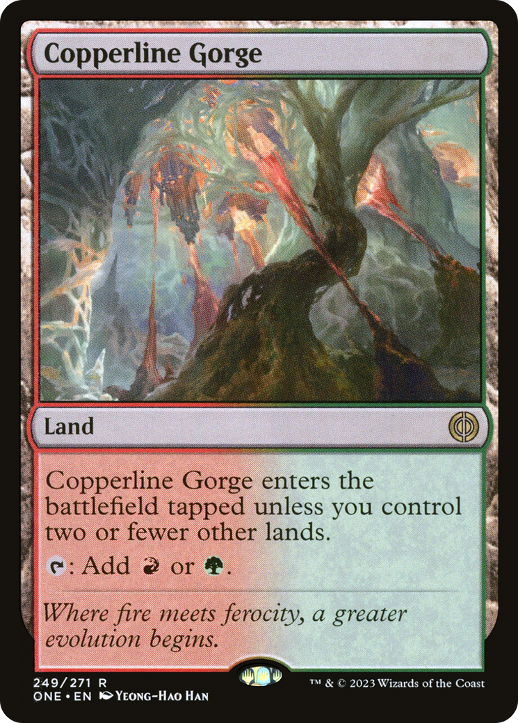 Copperline Gorge [Phyrexia: All Will Be One] | Shuffle n Cut Hobbies & Games