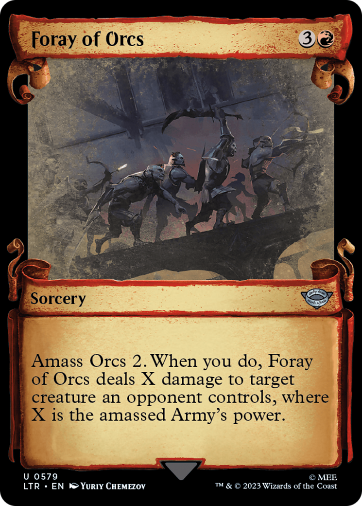 Foray of Orcs [The Lord of the Rings: Tales of Middle-Earth Showcase Scrolls] | Shuffle n Cut Hobbies & Games