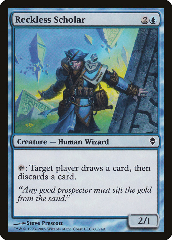 Reckless Scholar [Zendikar] | Shuffle n Cut Hobbies & Games
