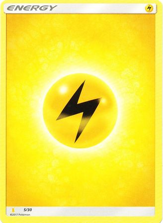 Lightning Energy (5/30) [Sun & Moon: Trainer Kit - Alolan Raichu] | Shuffle n Cut Hobbies & Games