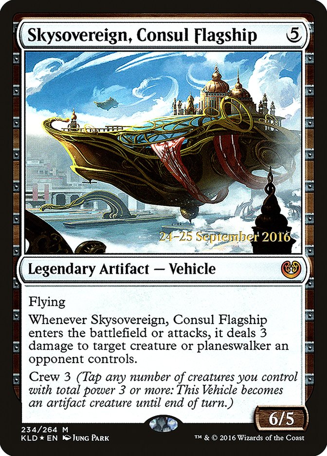 Skysovereign, Consul Flagship [Kaladesh Prerelease Promos] | Shuffle n Cut Hobbies & Games
