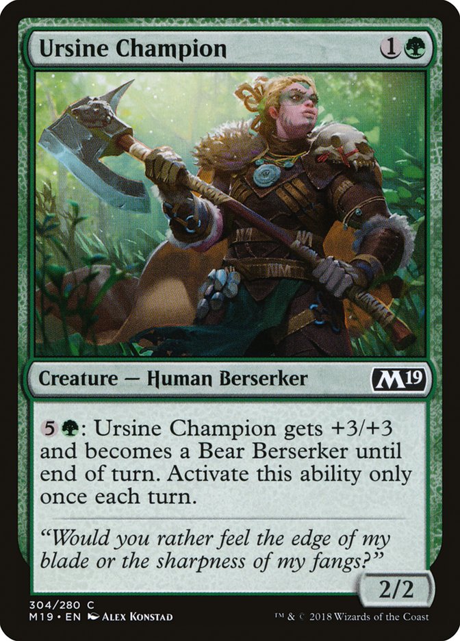 Ursine Champion [Core Set 2019] | Shuffle n Cut Hobbies & Games