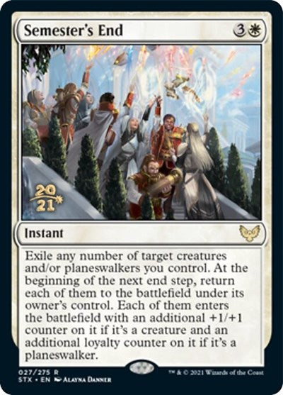 Semester's End [Strixhaven: School of Mages Prerelease Promos] | Shuffle n Cut Hobbies & Games