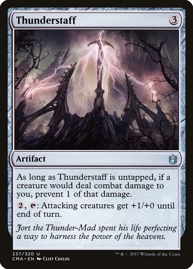 Thunderstaff [Commander Anthology] | Shuffle n Cut Hobbies & Games