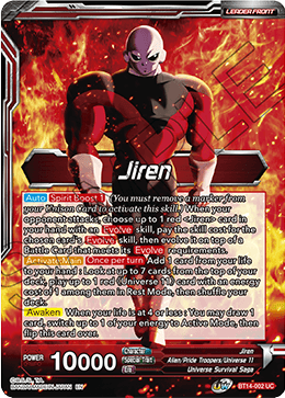 Jiren // Jiren, Blind Destruction (BT14-002) [Cross Spirits] | Shuffle n Cut Hobbies & Games