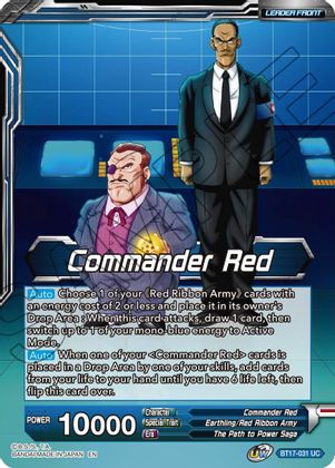 Commander Red // Red Ribbon Robot, Seeking World Conquest (BT17-031) [Ultimate Squad] | Shuffle n Cut Hobbies & Games
