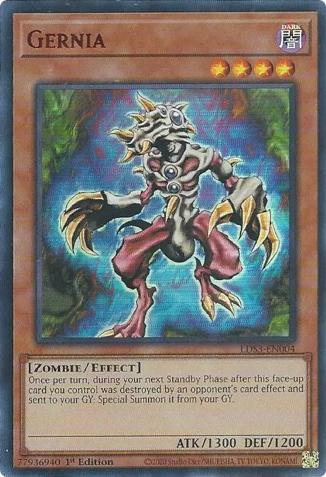 Gernia (Red) [LDS3-EN004] Ultra Rare | Shuffle n Cut Hobbies & Games