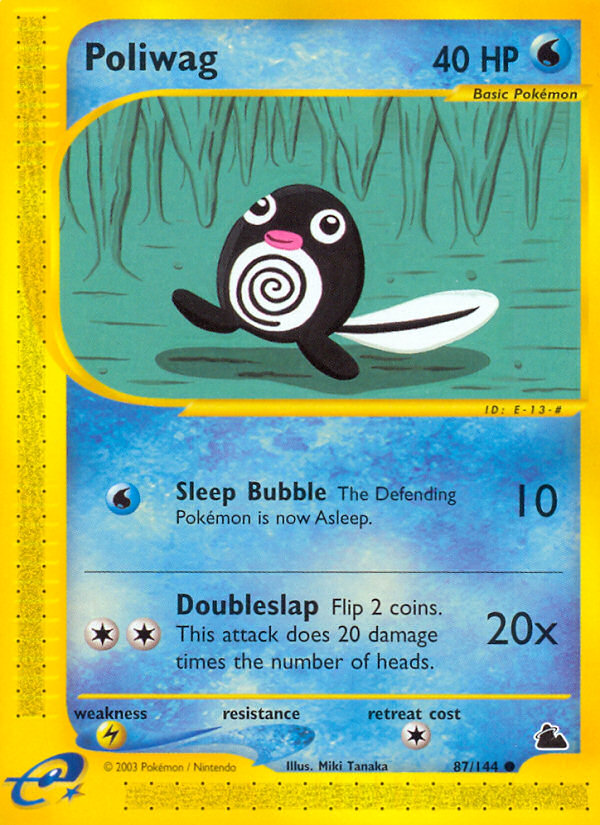 Poliwag (87/144) [Skyridge] | Shuffle n Cut Hobbies & Games