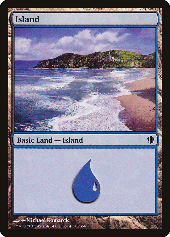 Island (343) [Commander 2013] | Shuffle n Cut Hobbies & Games