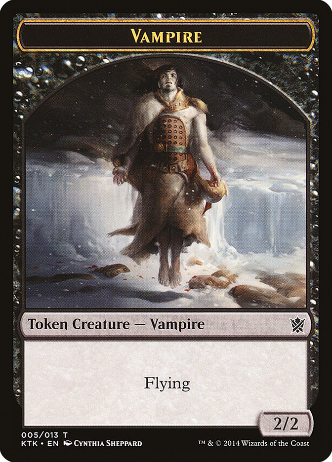 Vampire Token [Khans of Tarkir Tokens] | Shuffle n Cut Hobbies & Games