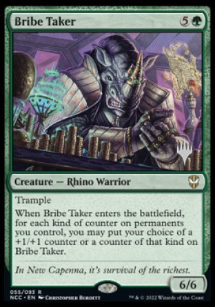 Bribe Taker (Promo Pack) [Streets of New Capenna Commander Promos] | Shuffle n Cut Hobbies & Games