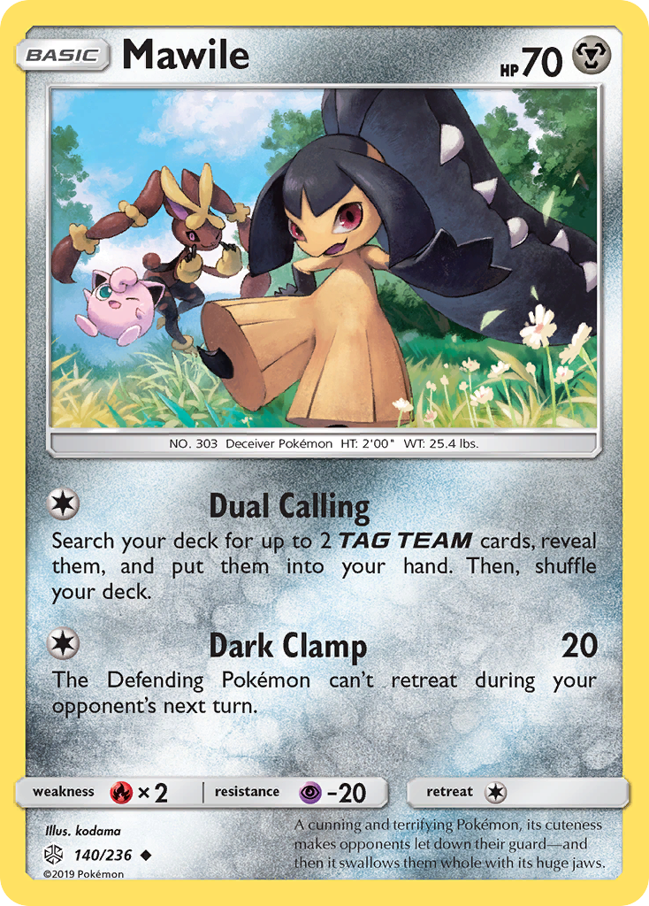 Mawile (140/236) [Sun & Moon: Cosmic Eclipse] | Shuffle n Cut Hobbies & Games