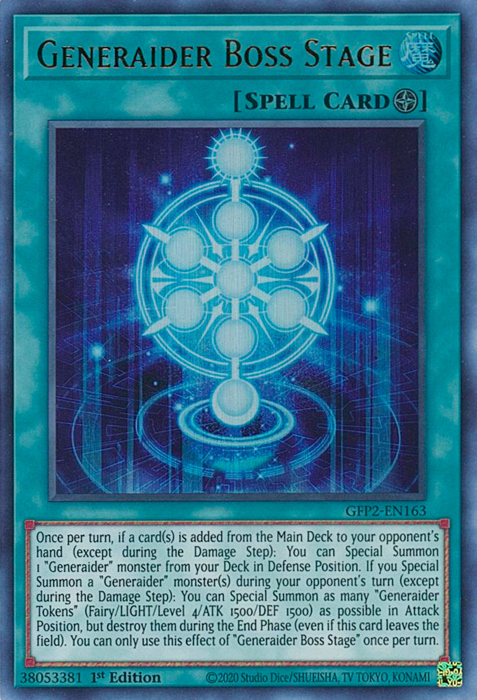 Generaider Boss Stage [GFP2-EN163] Ultra Rare | Shuffle n Cut Hobbies & Games