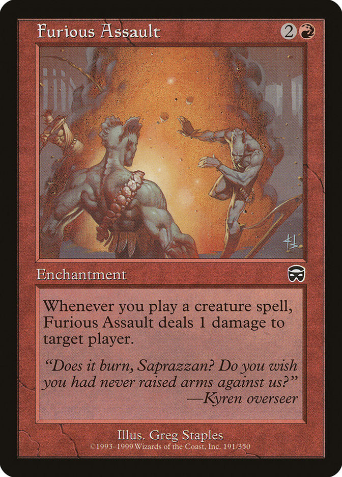 Furious Assault [Mercadian Masques] | Shuffle n Cut Hobbies & Games