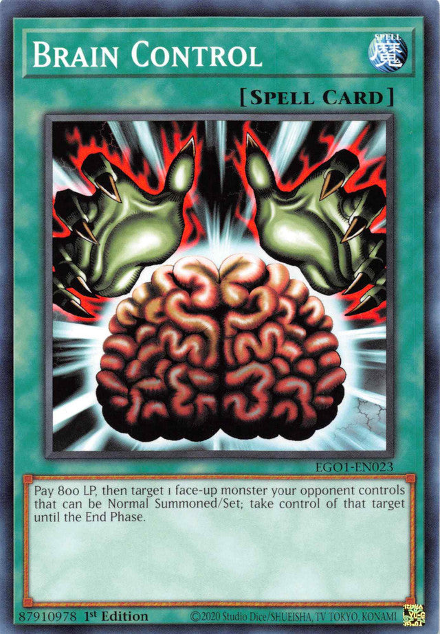 Brain Control [EGO1-EN023] Common | Shuffle n Cut Hobbies & Games