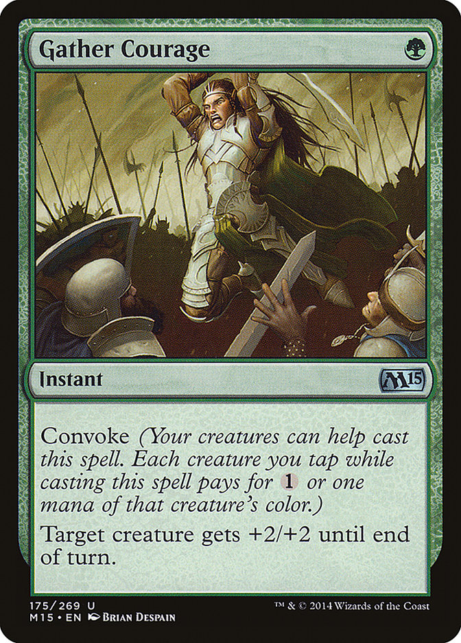 Gather Courage [Magic 2015] | Shuffle n Cut Hobbies & Games