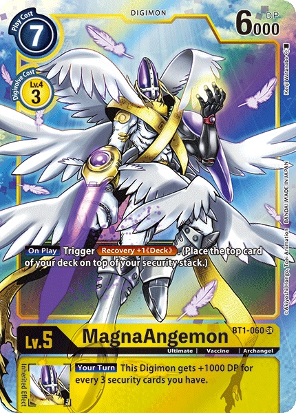 MagnaAngemon [BT1-060] (Alternate Art) [Release Special Booster Ver.1.0] | Shuffle n Cut Hobbies & Games