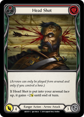 Head Shot (Red) [ARC057-C] 1st Edition Normal | Shuffle n Cut Hobbies & Games