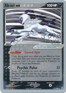 Absol ex (92/108) (Flyvees - Jun Hasebe) [World Championships 2007] | Shuffle n Cut Hobbies & Games