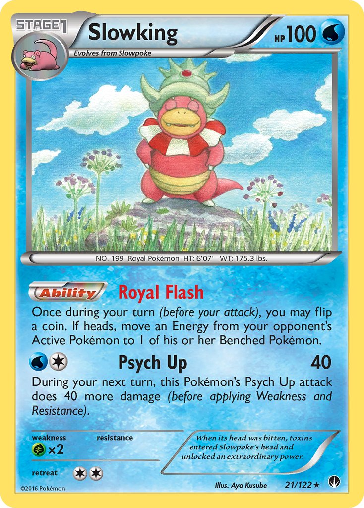 Slowking (21/122) (Theme Deck Exclusive) [XY: BREAKpoint] | Shuffle n Cut Hobbies & Games