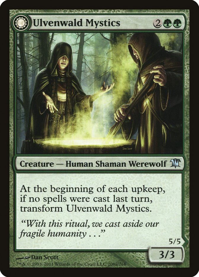 Ulvenwald Mystics // Ulvenwald Primordials [Innistrad] | Shuffle n Cut Hobbies & Games