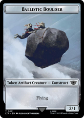 Ballistic Boulder // Food (0022) Double-Sided Token (Surge Foil) [The Lord of the Rings: Tales of Middle-Earth Tokens] | Shuffle n Cut Hobbies & Games