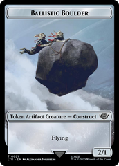Ballistic Boulder // Food (0024) Double-Sided Token (Surge Foil) [The Lord of the Rings: Tales of Middle-Earth Tokens] | Shuffle n Cut Hobbies & Games