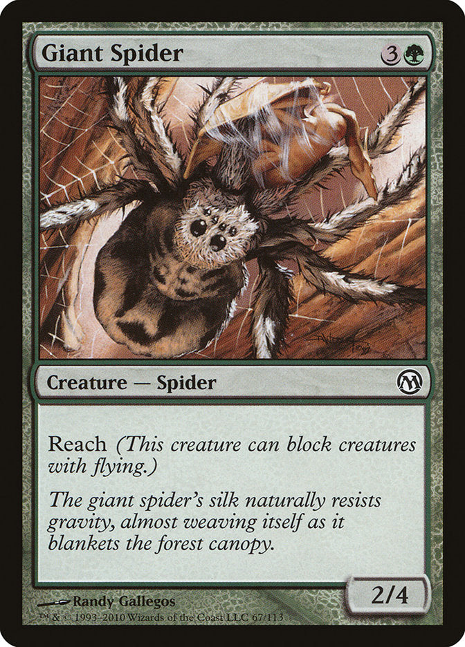 Giant Spider [Duels of the Planeswalkers] | Shuffle n Cut Hobbies & Games