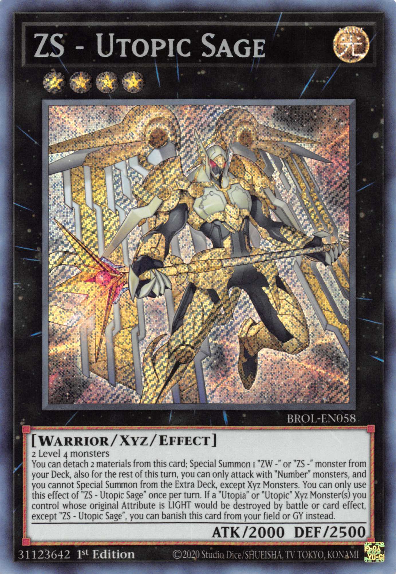 ZS - Utopic Sage [BROL-EN058] Secret Rare | Shuffle n Cut Hobbies & Games