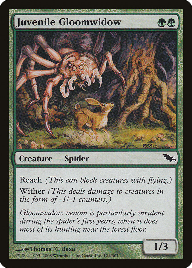 Juvenile Gloomwidow [Shadowmoor] | Shuffle n Cut Hobbies & Games