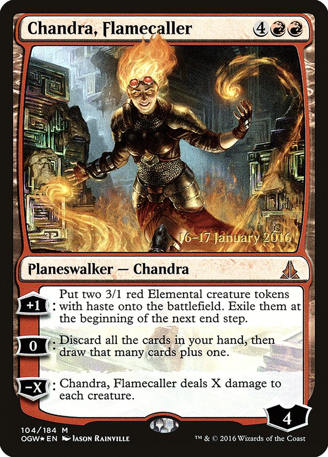 Chandra, Flamecaller [Oath of the Gatewatch Prerelease Promos] | Shuffle n Cut Hobbies & Games