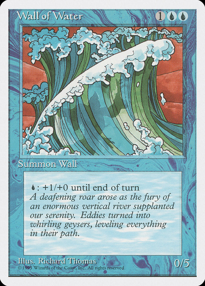 Wall of Water [Fourth Edition] | Shuffle n Cut Hobbies & Games
