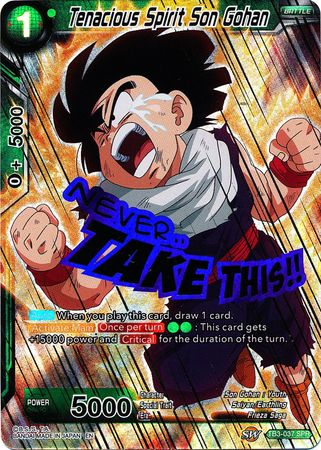 Tenacious Spirit Son Gohan (SPR) [TB3-037_SPR] | Shuffle n Cut Hobbies & Games