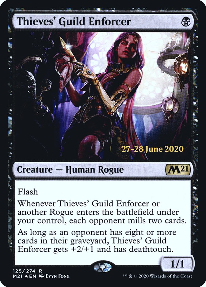 Thieves' Guild Enforcer [Core Set 2021 Prerelease Promos] | Shuffle n Cut Hobbies & Games