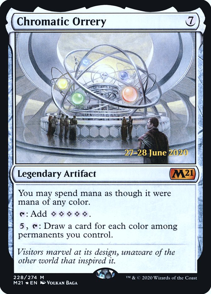 Chromatic Orrery [Core Set 2021 Prerelease Promos] | Shuffle n Cut Hobbies & Games