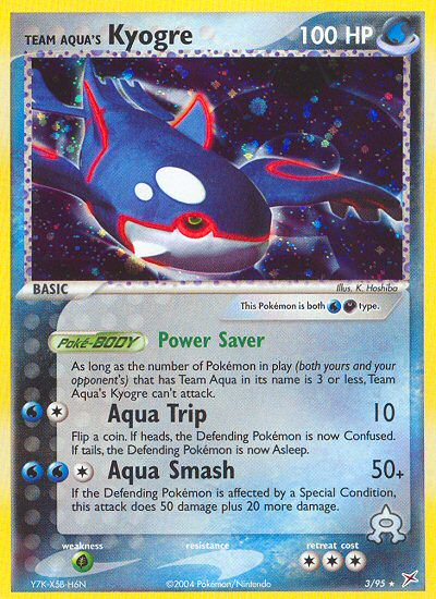 Team Aqua's Kyogre (3/95) [EX: Team Magma vs Team Aqua] | Shuffle n Cut Hobbies & Games
