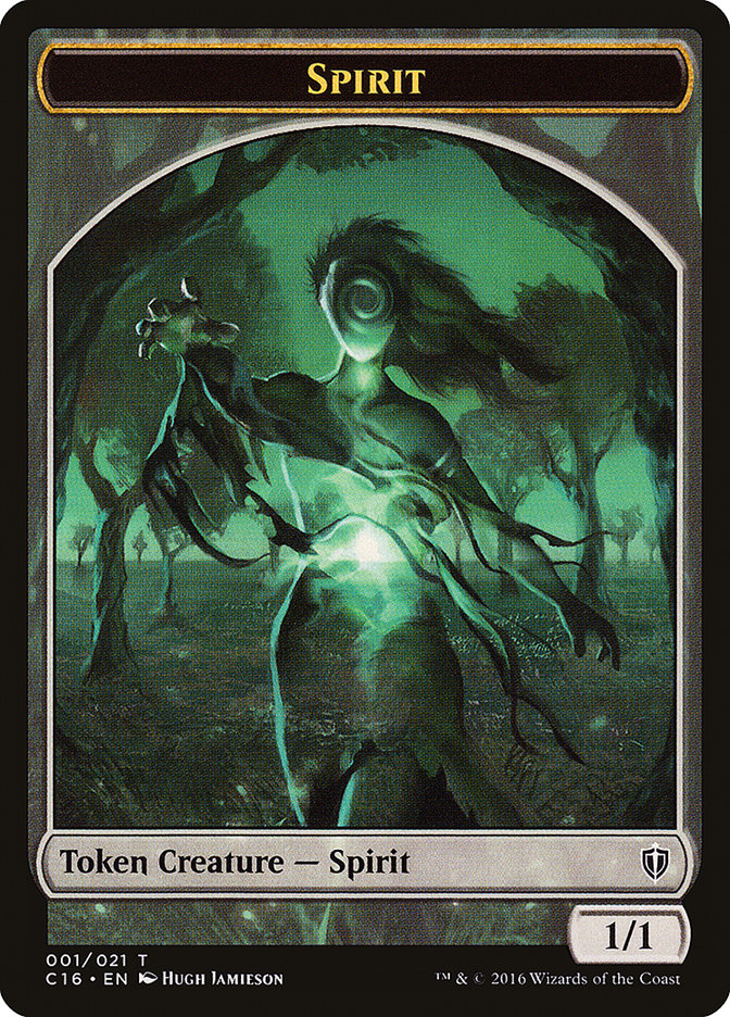 Spirit Token (001/021) [Commander 2016 Tokens] | Shuffle n Cut Hobbies & Games