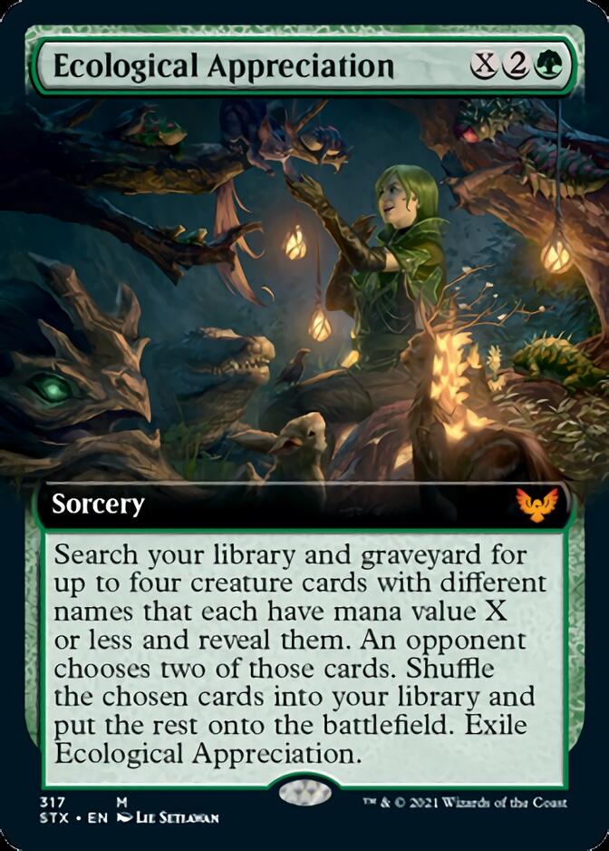Ecological Appreciation (Extended Art) [Strixhaven: School of Mages] | Shuffle n Cut Hobbies & Games