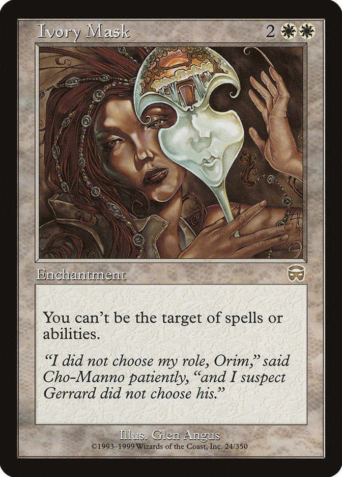 Ivory Mask [Mercadian Masques] | Shuffle n Cut Hobbies & Games