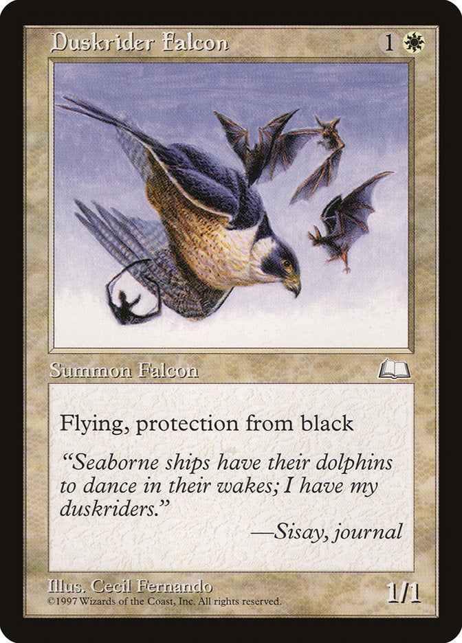 Duskrider Falcon [Weatherlight] | Shuffle n Cut Hobbies & Games