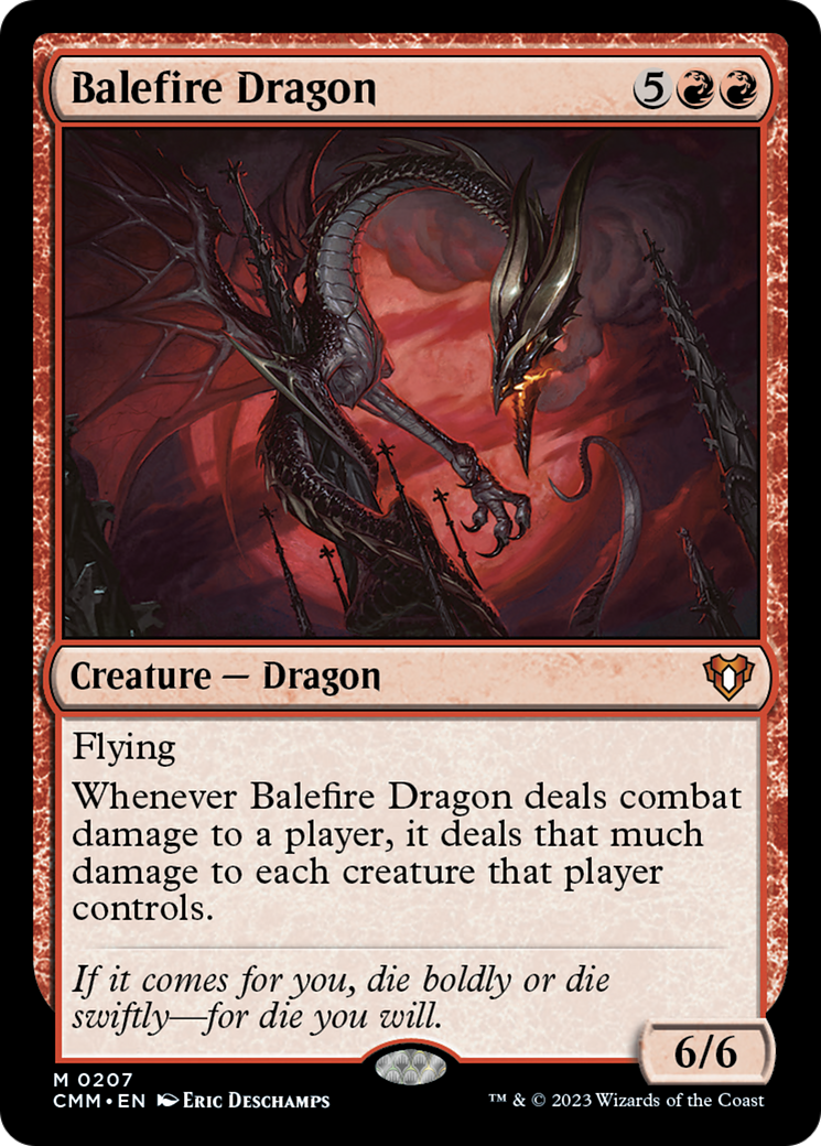 Balefire Dragon [Commander Masters] | Shuffle n Cut Hobbies & Games