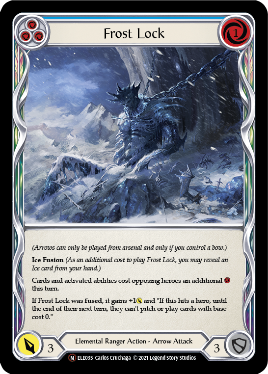 Frost Lock [U-ELE035] Unlimited Normal | Shuffle n Cut Hobbies & Games