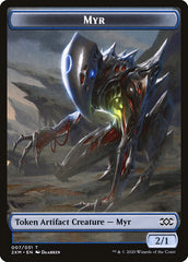 Eldrazi Spawn // Myr (007) Double-Sided Token [Double Masters Tokens] | Shuffle n Cut Hobbies & Games